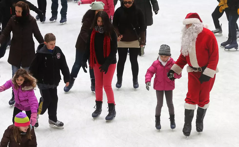 Skate With Santa at Glacier Ice Rink